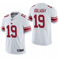 Nike New York Giants #19 Kenny Golladay White Vapor Untouchable Authentic Stitched NFL Jersey