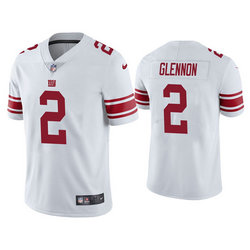 Nike New York Giants #2 Mike Glennon White Vapor Untouchable Limited Authentic Stitched NFL Jersey