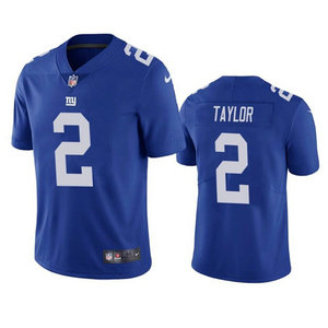 Nike New York Giants #2 Tyrod Taylor Blue Vapor Vapor Untouchable Authentic Stitched NFL Jersey