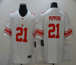 Nike New York Giants #21 jabril Peppers White Vapor Untouchable Authentic stitched NFL jersey