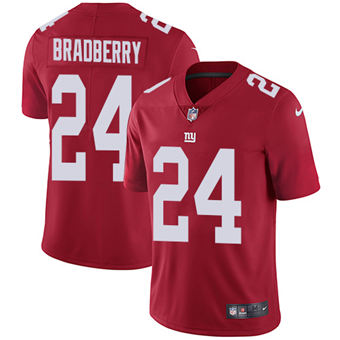 Nike New York Giants #24 James Bradberry Red Vapor Untouchable Authentic stitched NFL jersey