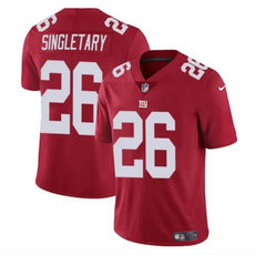 Nike New York Giants #26 Devin Singletary Red Vapor Untouchable Football Stitched Jersey