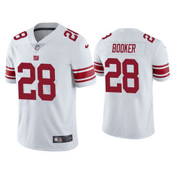 Nike New York Giants #28 Devontae Booker White Vapor Untouchable Limited Authentic Stitched NFL Jersey