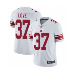 Nike New York Giants #37 Julian Love White Vapor Untouchable Limited Authentic Stitched NFL Jersey