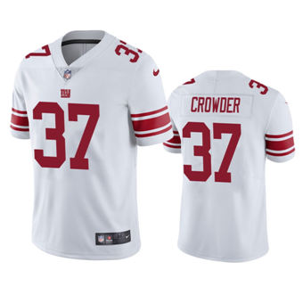 Nike New York Giants #37 Tae Crowder White Vapor Untouchable Authentic stitched NFL jersey