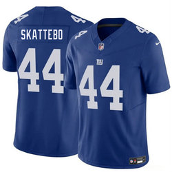 Nike New York Giants #44 Cam Skattebo Blue 2025 Draft Authentic Stitched NFL Jersey