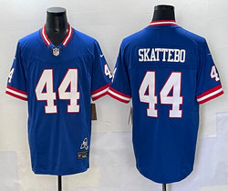 Nike New York Giants #44 Cam Skattebo Blue Throwback 3(III) NFL Jersey