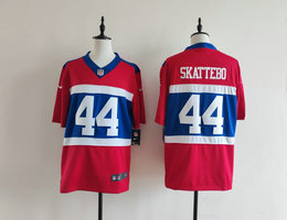 Nike New York Giants #44 Cam Skattebo Red Throwback Stitched Football Jersey