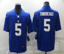 Nike New York Giants #5 Kayvon Thibodeaux Blue Vapor Untouchable Authentic Stitched NFL Jersey