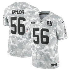 Nike New York Giants #56 Lawrence Taylor 2024 Salute to Service Authentic Stitched NFL Jersey