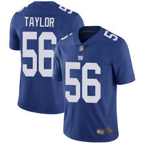 Nike New York Giants #56 Lawrence Taylor Blue Vapor Untouchable Authentic stitched NFL jersey