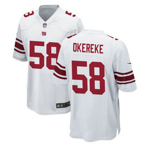 Nike New York Giants #58 Bobby Okereke White Vapor Untouchable Authentic Stitched NFL Jersey