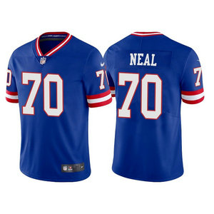 Nike New York Giants #70 Evan Neal Blue 2022 Vapor Vapor Untouchable Authentic Stitched NFL Jersey
