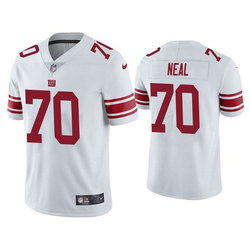 Nike New York Giants #70 Evan Neal White Vapor Untouchable Authentic stitched NFL jersey