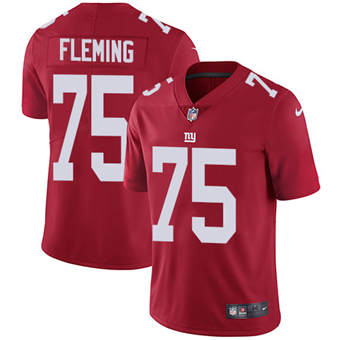 Nike New York Giants #75 Cameron Fleming Red Vapor Untouchable Authentic stitched NFL jersey
