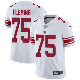 Nike New York Giants #75 Cameron Fleming White Vapor Untouchable Authentic stitched NFL jersey