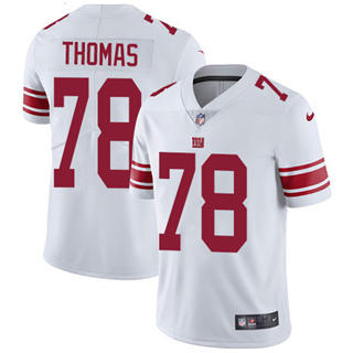 Nike New York Giants #78 Andrew Thomas White Vapor Untouchable Authentic stitched NFL jersey