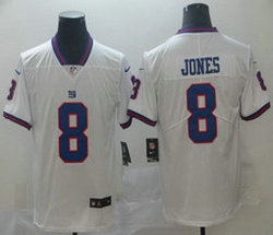 Nike New York Giants #8 Daniel Jones White Rush Authentic stitched NFL jersey