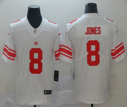 Nike New York Giants #8 Daniel Jones White Vapor Untouchable Authentic stitched NFL jersey