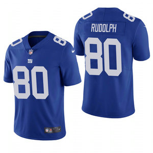 Nike New York Giants #80 Kyle Rudolph Blue Vapor Untouchable Authentic stitched NFL jersey