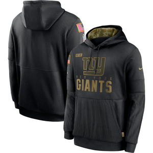 Nike New York Giants 2020 Black Salute to Service Pullover Hoodie