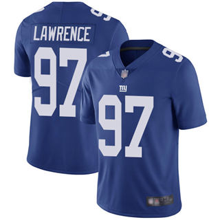 Nike New York Giants #97 Dexter Lawrence Blue Vapor Untouchable Authentic stitched NFL jersey