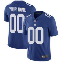 Nike New York Giants Customized Blue Limited Vapor Untouchable Authentic Stitched NFL Jerseys