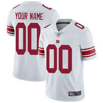 Nike New York Giants Customized White Limited Vapor Untouchable Authentic Stitched NFL Jerseys