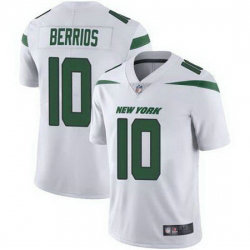 Nike New York Jets #10 Braxton Berrios White Vapor Untouchable Limited Authentic Stitched NFL Jersey