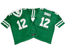 Nike New York Jets #12 Joe Namath Green 2024 F.U.S.E. Authentic Stitched NFL Jersey