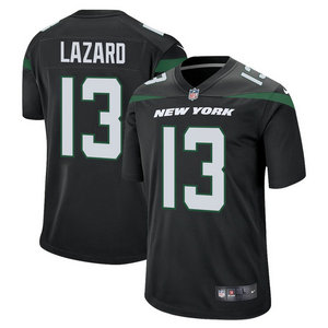 Nike New York Jets #13 Allen Lazard Black Vapor Untouchable Authentic Stitched NFL Jersey