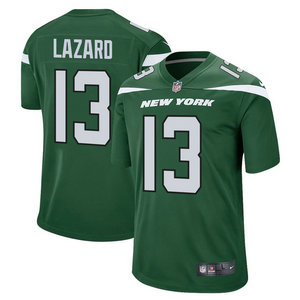 Nike New York Jets #13 Allen Lazard Green Vapor Untouchable Authentic Stitched NFL Jersey