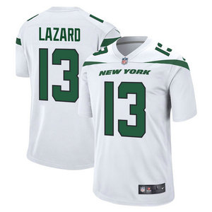 Nike New York Jets #13 Allen Lazard White Vapor Untouchable Authentic Stitched NFL Jersey