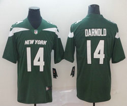 Nike New York Jets #14 Sam Darnold Green New Vapor Untouchable Limited Authentic Stitched NFL Jersey