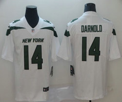 Nike New York Jets #14 Sam Darnold White New Vapor Untouchable Limited Authentic Stitched NFL Jersey
