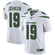 Nike New York Jets #19 Keyshawn Johnson White New Vapor Untouchable Limited Authentic Stitched NFL Jersey