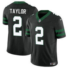 Nike New York Jets #2 Tyrod Taylor Black Vapor Untouchable Authentic Stitched NFL Jersey