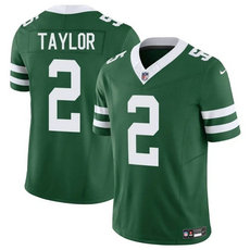 Nike New York Jets #2 Tyrod Taylor Green Vapor Untouchable Authentic Stitched NFL Jersey