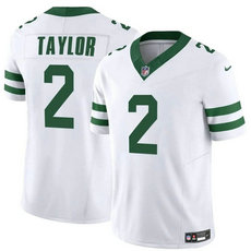 Nike New York Jets #2 Tyrod Taylor White Throwback Vapor Untouchable Authentic Stitched NFL Jersey