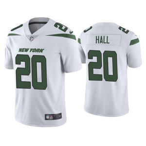 Nike New York Jets #20 Breece Hall White Vapor Untouchable Authentic Stitched NFL Jersey