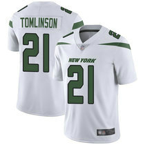 Nike New York Jets #21 LaDainian Tomlinson White New Vapor Untouchable Limited Authentic Stitched NFL Jersey