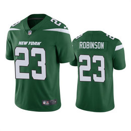 Nike New York Jets #23 James Robinson Green Vapor Untouchable Authentic stitched NFL jersey