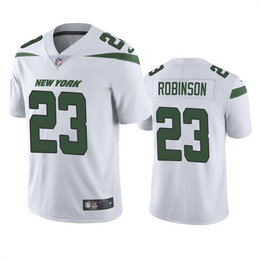 Nike New York Jets #23 James Robinson White Vapor Untouchable Authentic stitched NFL jersey