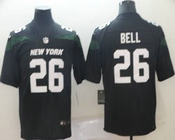 Nike New York Jets #26 Le'Veon Bell Black New Vapor Untouchable Limited Authentic Stitched NFL Jersey