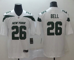 Nike New York Jets #26 Le'Veon Bell White New Vapor Untouchable Limited Authentic Stitched NFL Jersey
