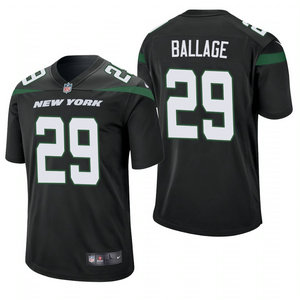 Nike New York Jets #29 Kalen Ballage Black 2021 NFL Draft Vapor Untouchable Limited Jersey