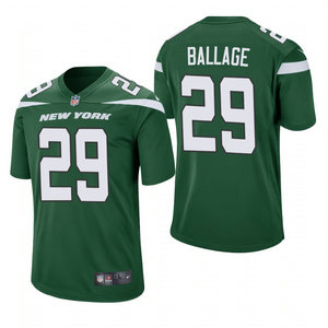 Nike New York Jets #29 Kalen Ballage Green 2021 NFL Draft Vapor Untouchable Limited Jersey