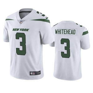 Nike New York Jets #3 Jordan Whitehead White Vapor Untouchable Authentic Stitched NFL Jersey