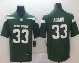 Nike New York Jets #33 Jamal Adams Green New Vapor Untouchable Limited Authentic Stitched NFL Jersey