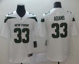 Nike New York Jets #33 Jamal Adams White New Vapor Untouchable Limited Authentic Stitched NFL Jersey